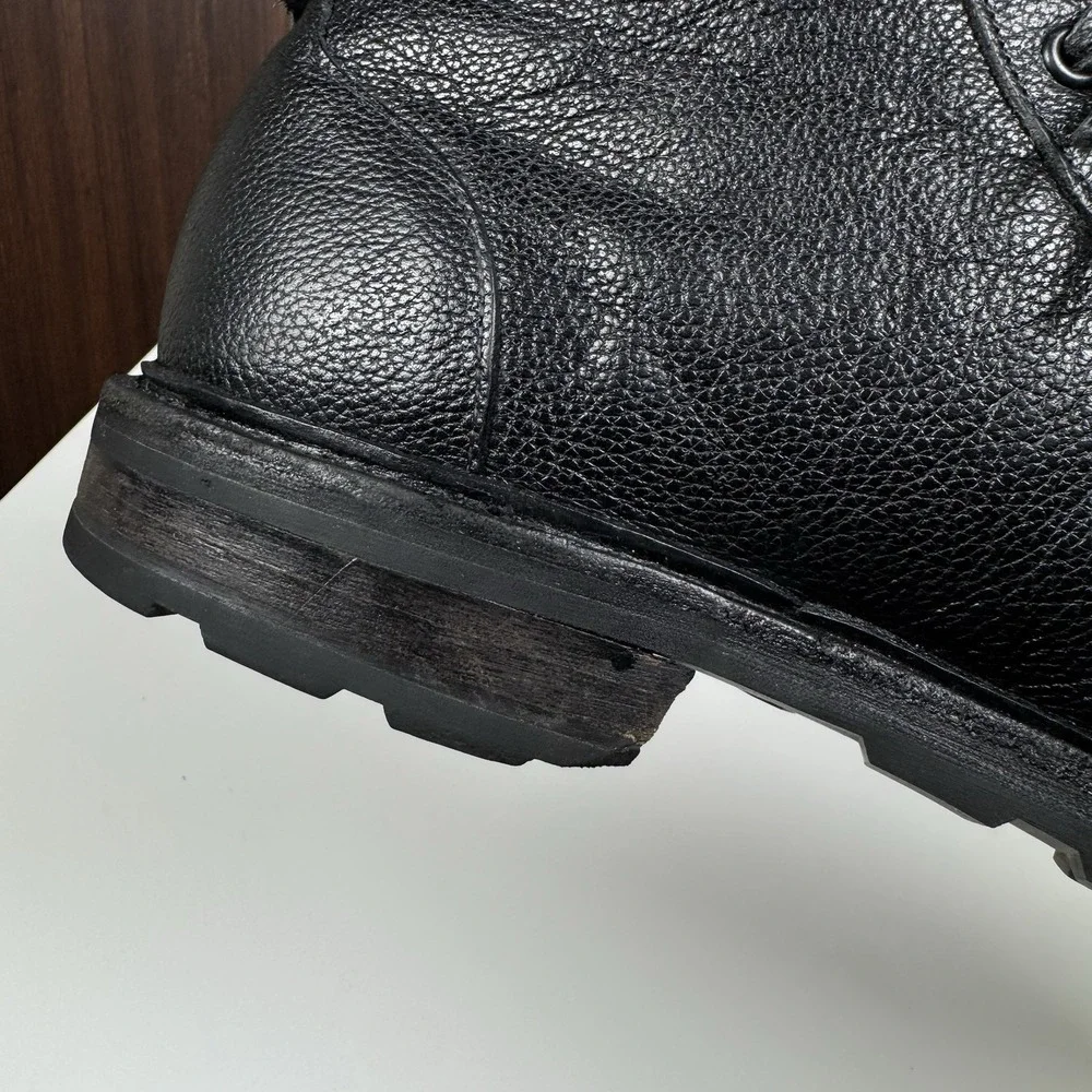 Allen Edmonds 9 D Black Leather Alpine Chukka Boots Weather Proof Lace Up